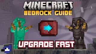 BEST Strategy to Find NETHERITE  Minecraft Bedrock Guide 120 [upl. by Isolde]