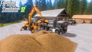 Making and selling wood chips  UTH 17 Forestry  Farming Simulator 2017  Episode 24 [upl. by Rhianna]