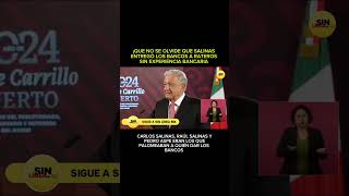 Que no se olvide que Salinas entregó los bancos a rateros sin experiencia bancaria [upl. by Atelahs947]