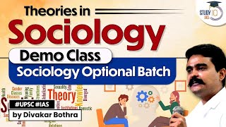 Theories in Sociology  Sociology Optional  StudyIQ IAS [upl. by Eelyk]