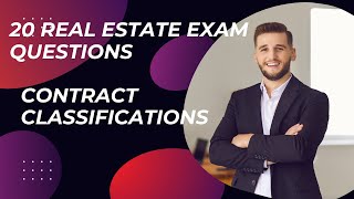 20 Real Estate Exam Questions On Contract Classification  You need to know this to pass your exam [upl. by Revlis]