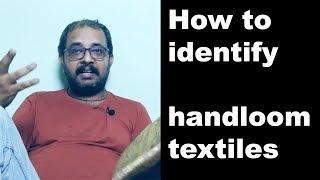 How to identify a handloom saree [upl. by Korenblat]