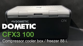 Dometic CFX3 100 Compressor cooler box freezer 88 l [upl. by Packer841]