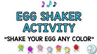 Shaker Egg Song  Songs for Toddlers amp Preschoolers  Egg Shaker Song [upl. by Quartus193]