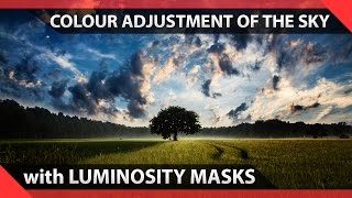 Enhance the colour of the sky with luminosity mask [upl. by Sidnac]