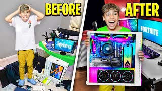 Destroying Our Sons GAMING SETUP Then Surprising him with NEW ONE [upl. by Sneed]