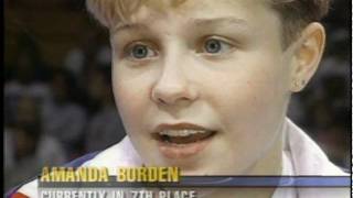 Amanda Borden Interview  1996 Olympic Trials  Women  Day 1 [upl. by Rheims]