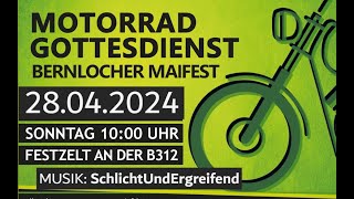 Gottesdienst für Motorradfahrer und Gemeinde [upl. by Bobker]