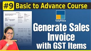 9 Tally PrimeCreate Sales Invoice with Multiple GST rate  Tally Mai GST Invoice Kaise Banate Hain [upl. by Nesnar]