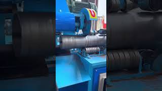 Fullautomatic circular tube rolling cutter machine [upl. by Gustavo]