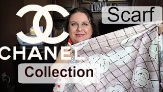 My Chanel Scarf Collection [upl. by Enoyrt]