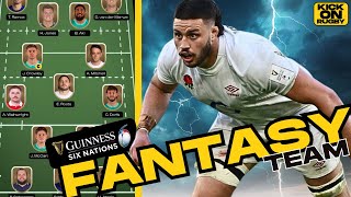 THE BEST SIX NATIONS FANTASY TEAM  ROUND 2 [upl. by Yerfej826]