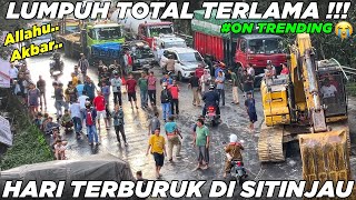 Hari Terburuk Di Tanjakan Sitinjau Lauik Semua Orang Menatap Cemas Jalan Lumpuh Total Berhari Hari [upl. by Bucky]