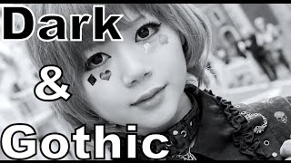 DARK amp GOTHIC Street FASHIONS 201501  Kawaii Harajuku Tokyo Japanese  原宿ゴシックファッションスナップ201501 [upl. by Aruol]