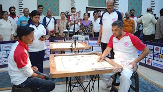 MCA Live Carrom  SF1  Zaheer Pasha Karnataka vs Yogesh Dhongade Maha [upl. by Broek]