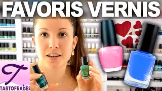 Favoris vernis  mes marques et couleurs préférées [upl. by Yrailih66]