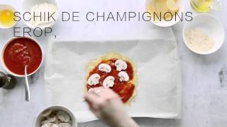 Aardappelpizza met ei [upl. by Hanah439]