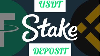 HOW TO DEPOSIT ON STAKE IN USDT  Stake USDT Deposit Hindi Tutorial stakeindia [upl. by Dymphia]