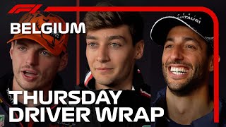 Thursday Drivers’ Wrap  2023 Belgian Grand Prix [upl. by Shaina]