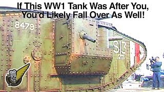 WW1 Tank Almost Gets Cameraman [upl. by Rosenquist]