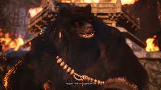 Black Myth Wukong Black Bear Guai Boss Fight No Damage 4K 60FPS [upl. by Llenhoj401]