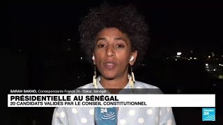 Présidentielle au Sénégal  le conseil constitutionnel valide 20 candidats pour le 25 février [upl. by Tnilf]