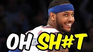 Carmelo Anthony Rebound Swearing Compilation [upl. by Deedee]