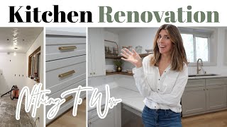 Modern Cottage Kitchen Renovation Part 2  Huge Kitchen Remodel Makeover 2024 [upl. by Ahrat483]