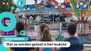 Zo gaat het opbouwen van attracties op de grootste kermis van de Benelux [upl. by Tyler]