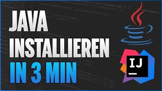 Java JDK installieren amp einrichten IN 3 MIN  Java Programmieren Lernen Deutsch  01 [upl. by Mac513]