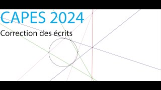 Correction des écrits du CAPES de maths 2024 [upl. by Ecilahc]