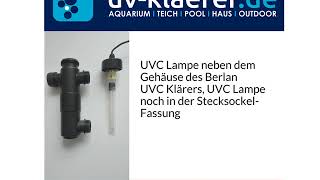 UVC Lampe wechseln  Anleitung in 5 Schritten [upl. by Mixie]