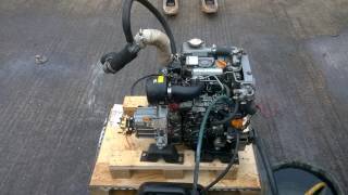 Yanmar 2YM15 15hp Marine Diesel Engine [upl. by Ainadi]