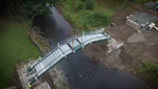 Dumfries House Chinese Bridge Construction [upl. by Nodnyl]