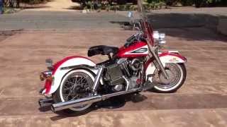 1970 Harley Davidson FLH Running [upl. by Yartnod125]