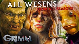 Every Wesen From Every Season in 10 minutes  Grimm [upl. by Darra]