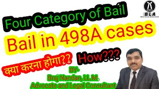 Bail in 498A cases  Supreme Court judgement in 498A cases in 4 category Adv Braj Nandan [upl. by Brelje843]