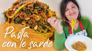 Pasta con le Sarde  Ricetta Siciliana  Morsi di Sicilia  Valeria Raciti [upl. by Buddie]