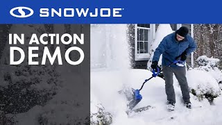 24VSS13TV  Snow Joe 24Volt IONMAX Cordless Snow Shovel  Live Demo [upl. by Yennej895]