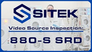 880S Spin Rinse Dryer  SITEK Video Source Inspection [upl. by Jann516]