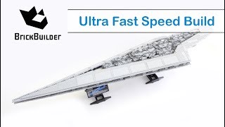 LEGO STAR WARS 10221 Super Star Destroyer  Ultra Fast Speed Build Exclusive for Collectors [upl. by Amarillis970]