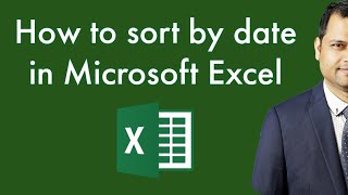 How to sort by date in Microsoft excel [upl. by Odrude]