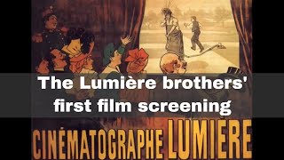 22nd March 1895 The Lumière brothers stage their first film screening in Paris [upl. by Baxie317]