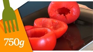 Comment évider une tomate   750g [upl. by Notyrb]