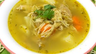 Sopa de Pollo Boricua Puerto Rican Chicken Soup [upl. by Zicarelli]