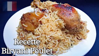 Recette Biryani Poulet  Briani Poulet Mauricien en Français 🇫🇷 [upl. by Alhahs]