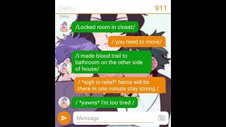 Dadzawa texting story pt 1 Kirideku [upl. by Adniled825]