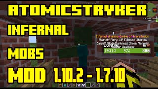 AtomicStrykers Infernal Mobs mod Minecraft Para 1102 y Otras Versiones En Español  Mod Review [upl. by Anined922]