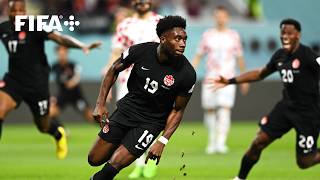 Alphonso Davies Scores Canadas First FIFA World Cup Goal [upl. by Sisson]