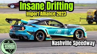 Insane Drifting 😱 Drift at Import Alliance Summer Meet 2023 Nashville Speedway 🚀 [upl. by Vickie295]